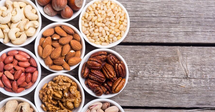 Nuts are a beneficial component of the diet for men's health. 