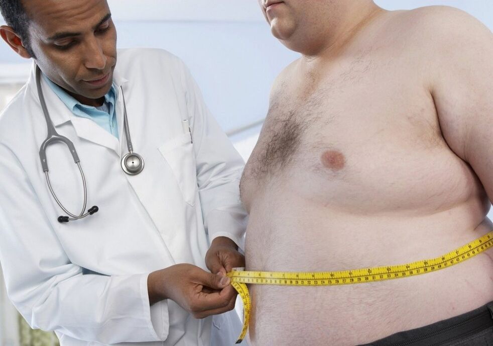 Obesity is the cause of weak potency and a reason to visit the doctor.